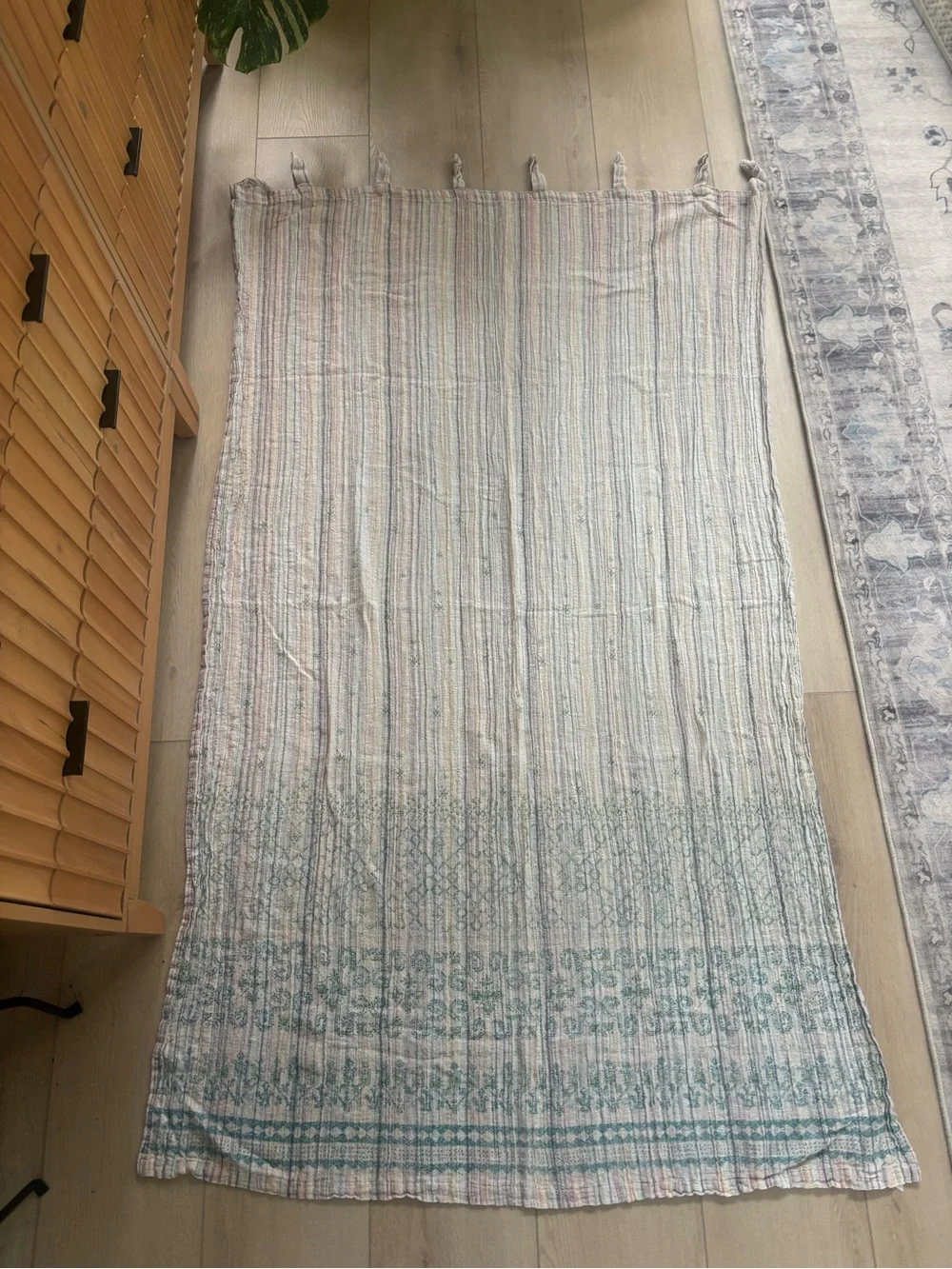 Urban Outfitters Tab Top Gauze window curtain